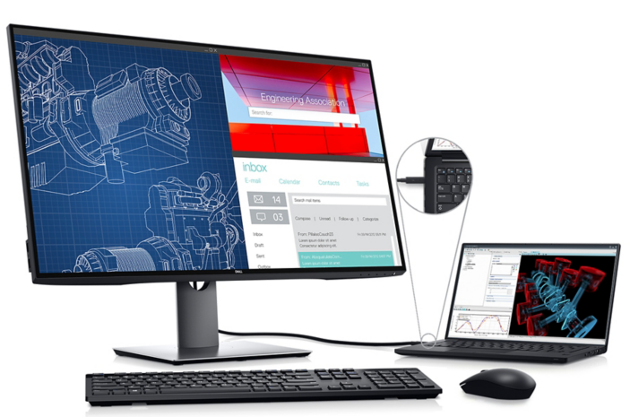 戴爾 UltraSharp 32 系列 4K USB-C 顯示器：U3219Q